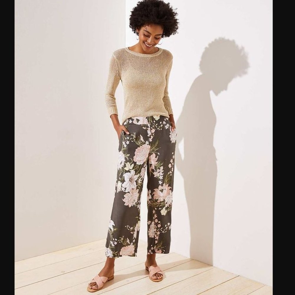 Loft Fluid Wide Leg Pants
